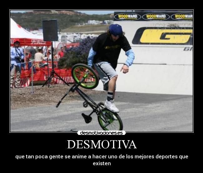 DESMOTIVA - que tan poca gente se anime a hacer uno de los mejores deportes que existen