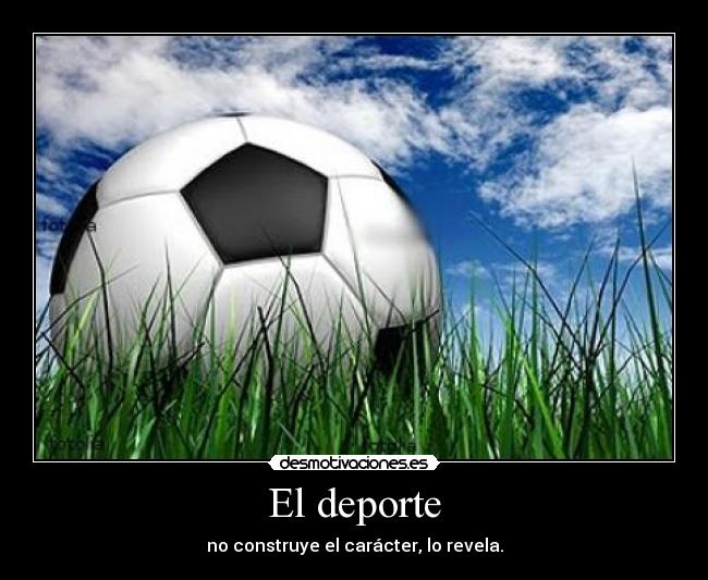 El deporte -