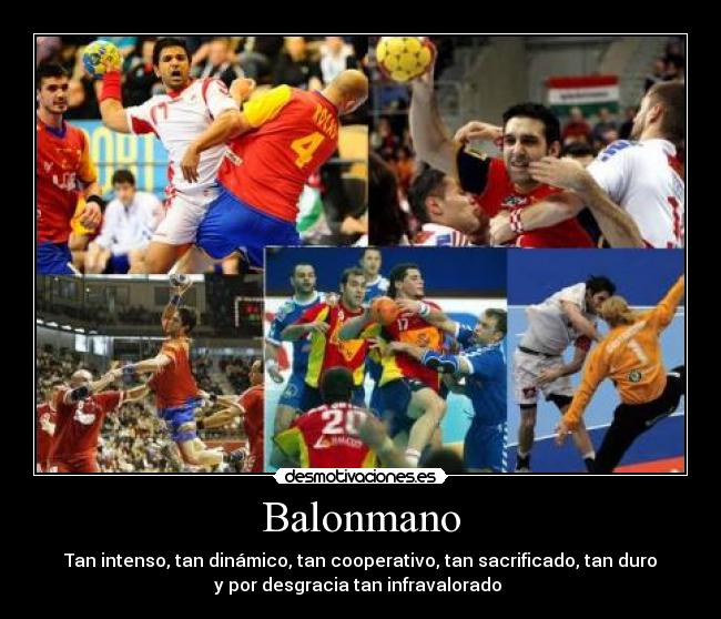 carteles balonmano desmotivaciones