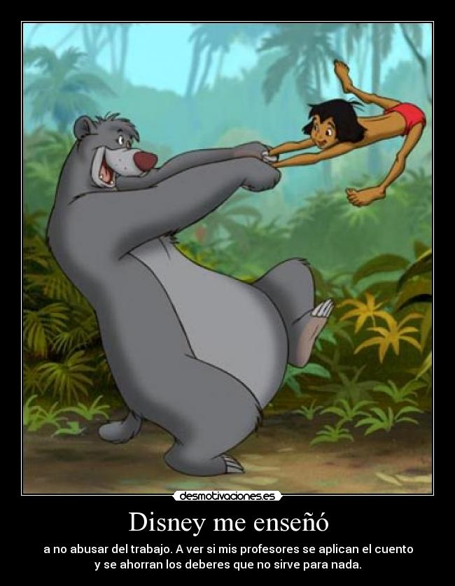 Disney me enseñó -