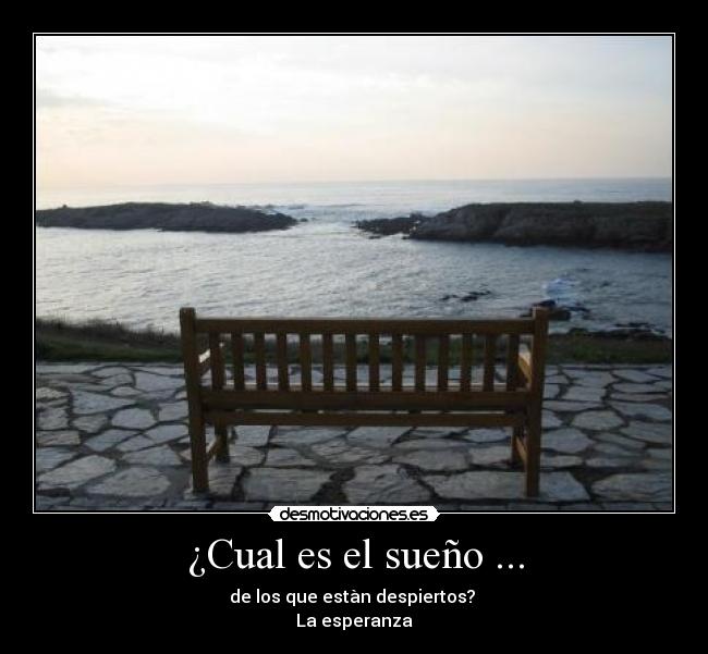 ¿Cual es el sueño ... - 