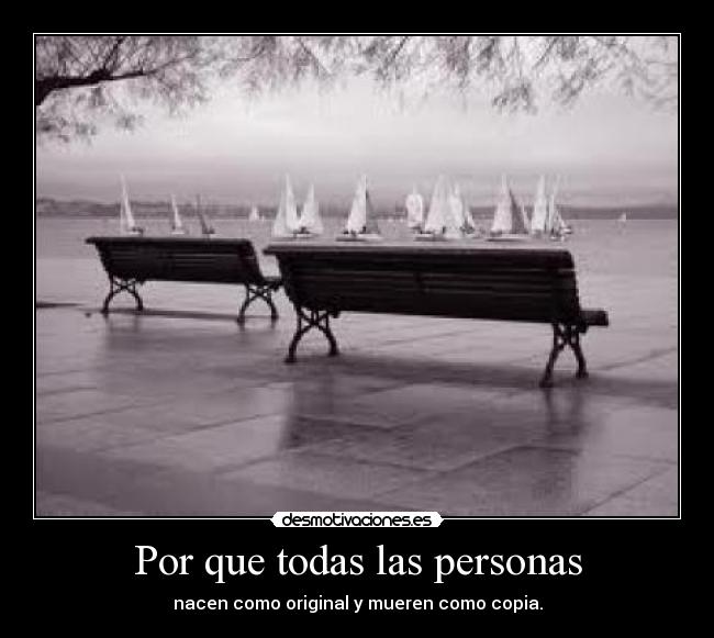 Por que todas las personas - 