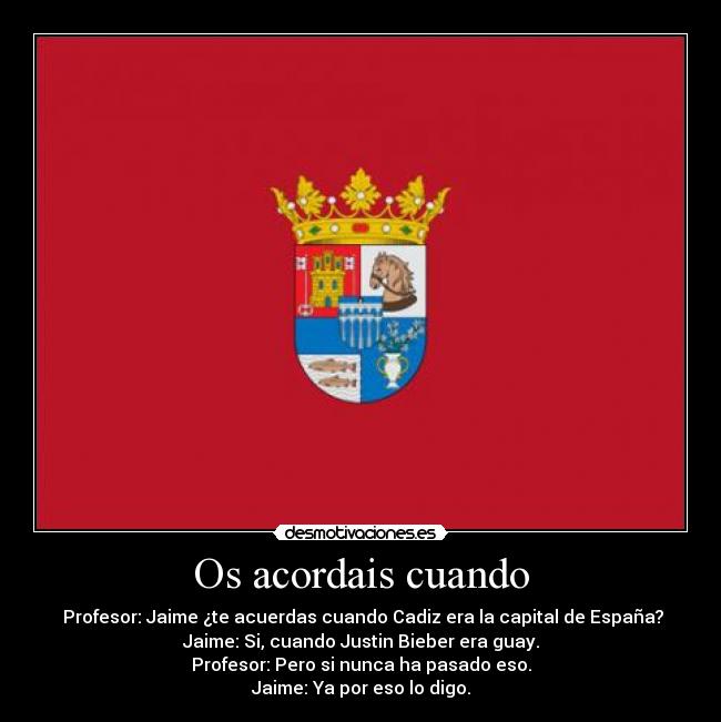 Os acordais cuando -