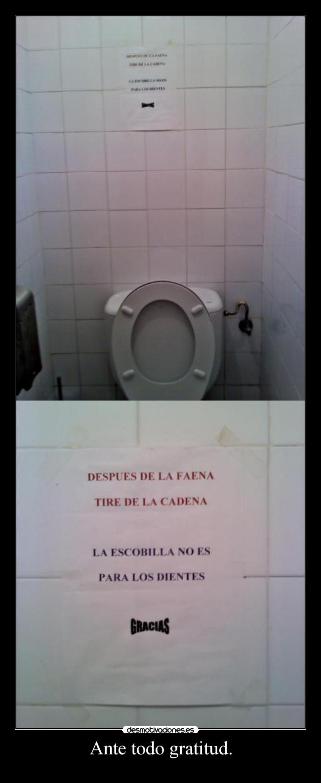 carteles banos desmotivaciones