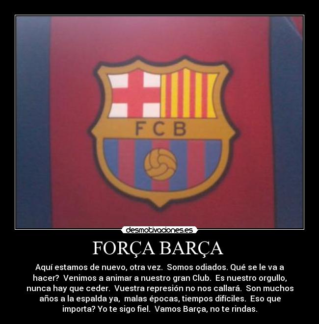 FORÇA BARÇA  - 