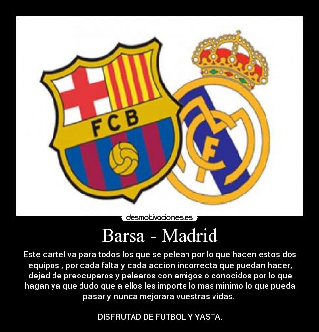 Barsa - Madrid -