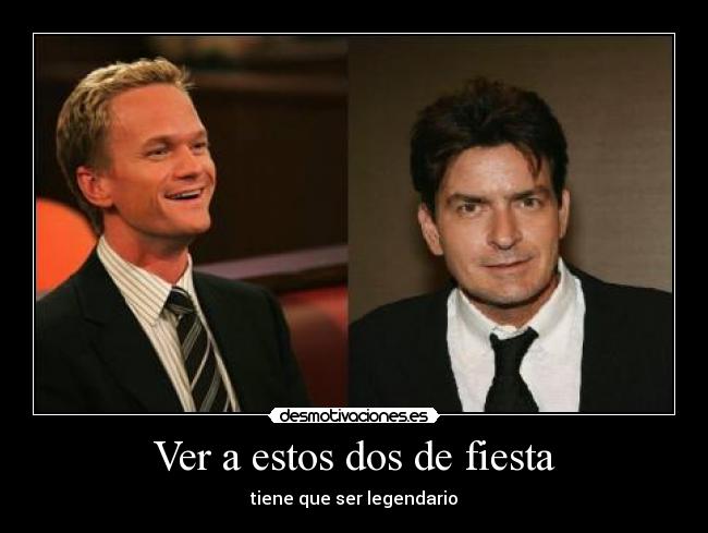 Ver a estos dos de fiesta - 