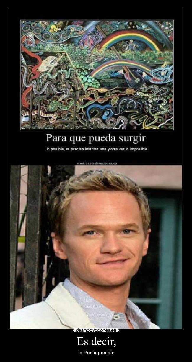 Es decir, - lo Posimposible