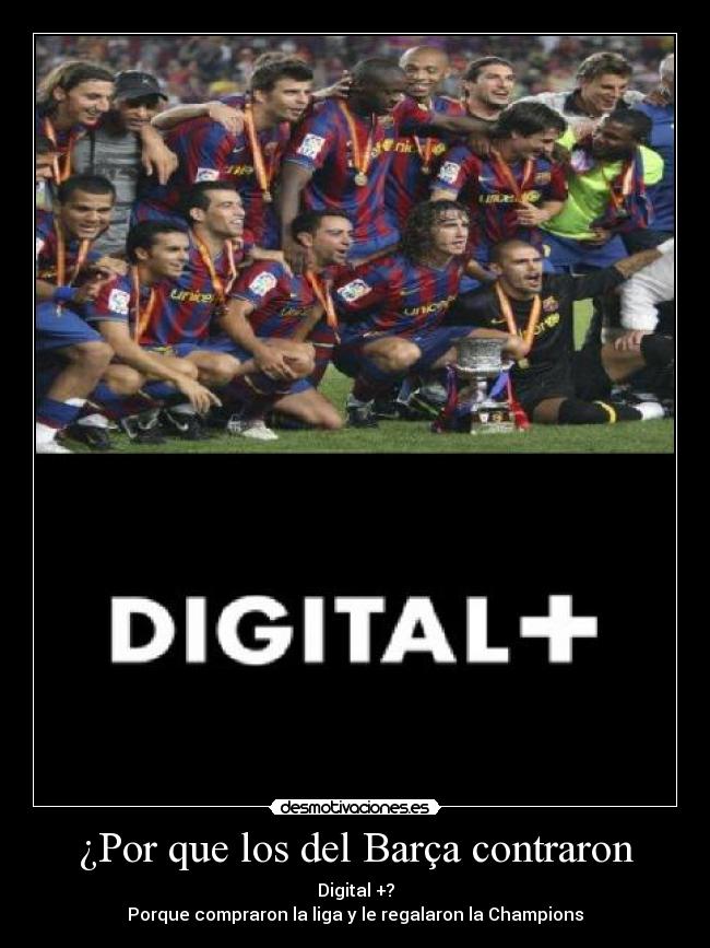 ¿Por que los del Barça contraron - 