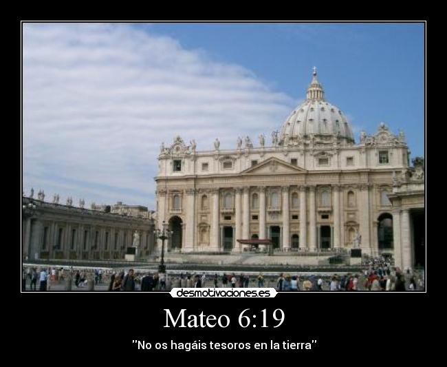 Mateo 6:19 -