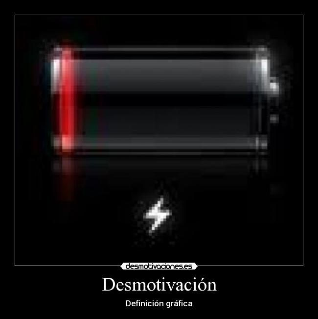 Desmotivación -