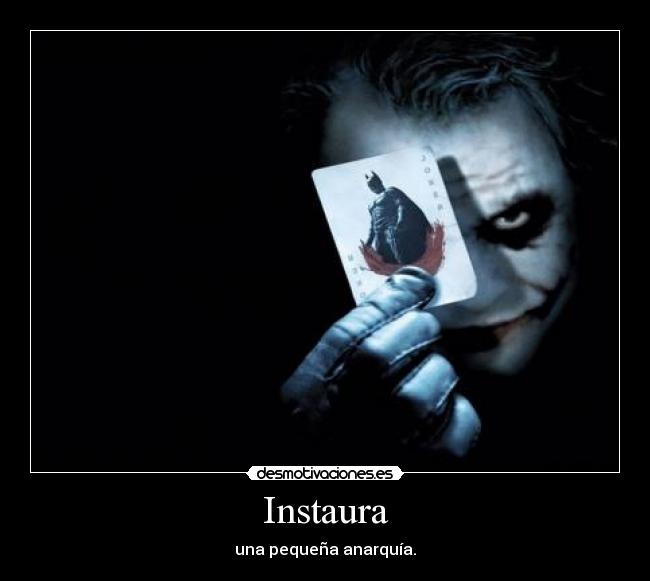 Instaura - una pequeña anarquía.