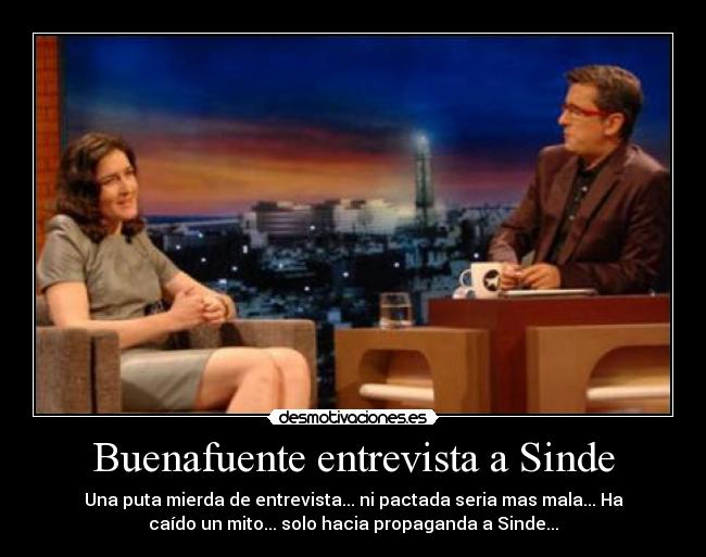 Buenafuente entrevista a Sinde - 