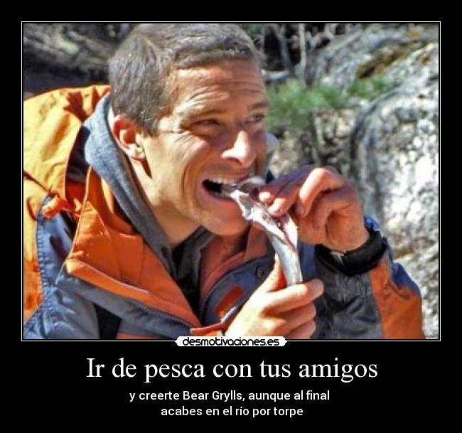 Ir de pesca con tus amigos - 