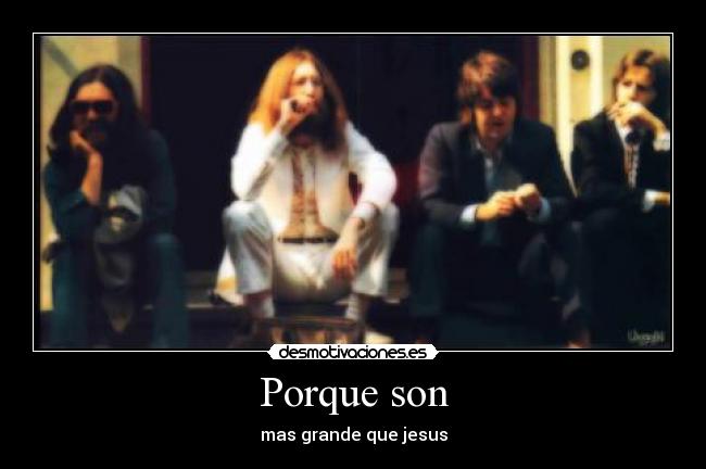 Porque son - 