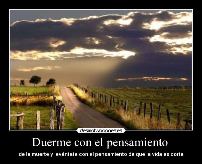 Duerme con el pensamiento  - 