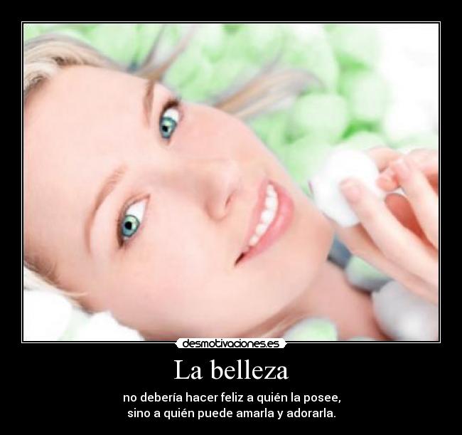 La belleza -