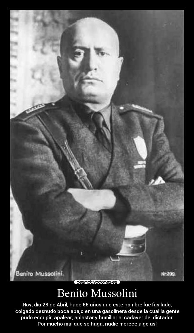 Benito Mussolini -