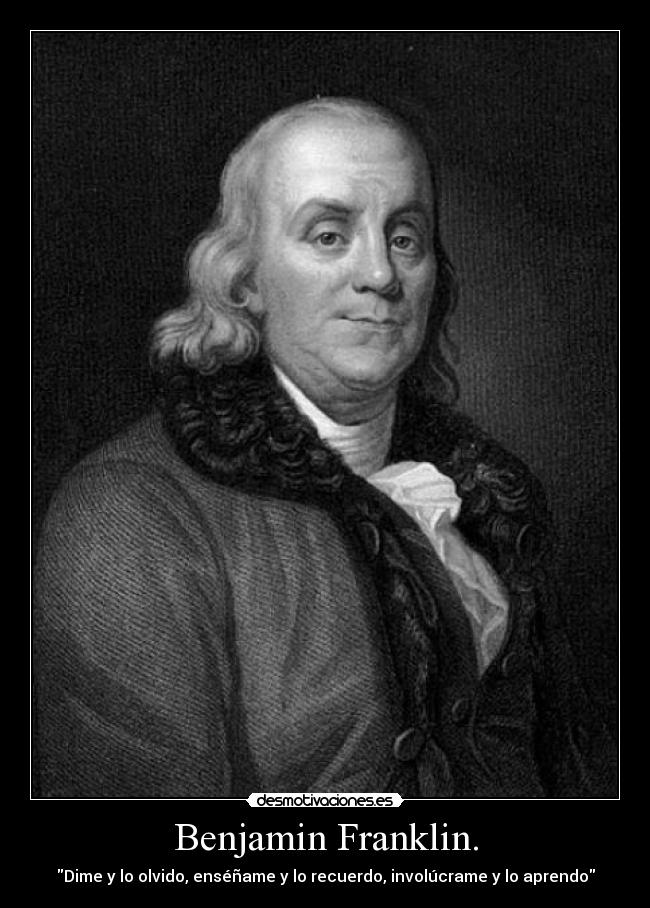 Benjamin Franklin. -