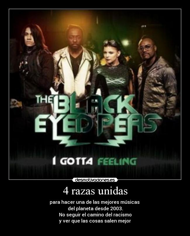 4 razas unidas -