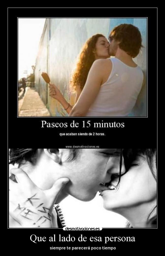 Que al lado de esa persona -