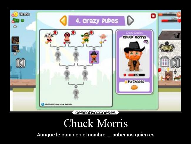 Chuck Morris - Aunque le cambien el nombre..... sabemos quien es