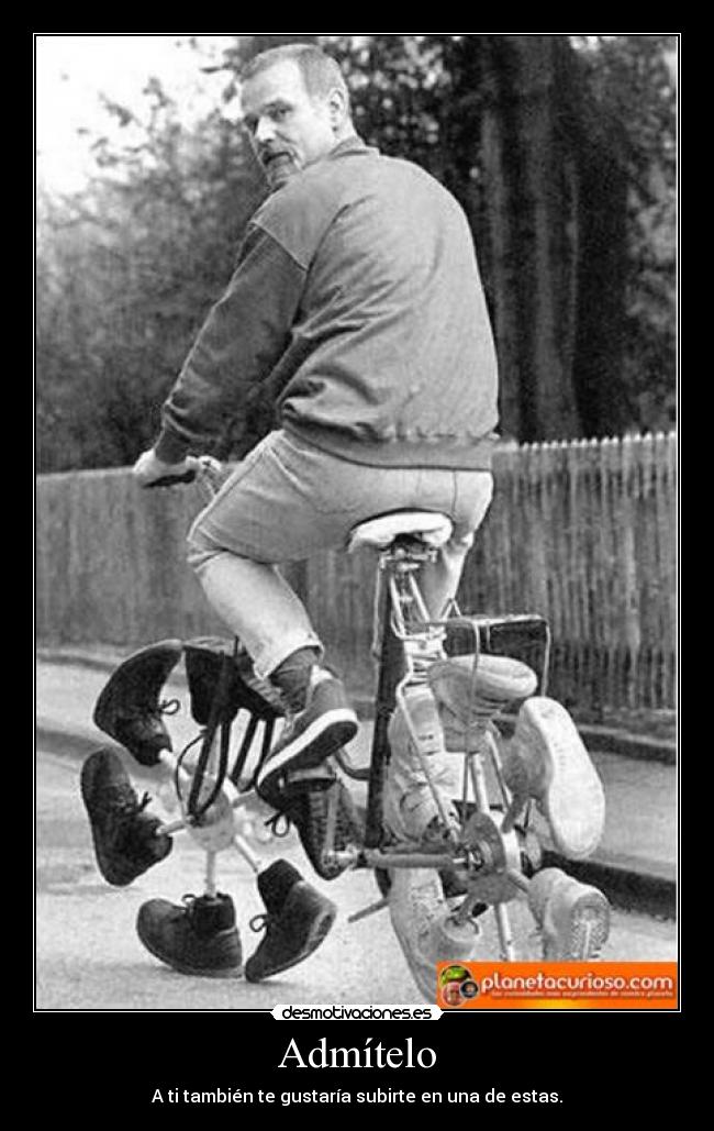 Admítelo - A ti también te gustaría subirte en una de estas.