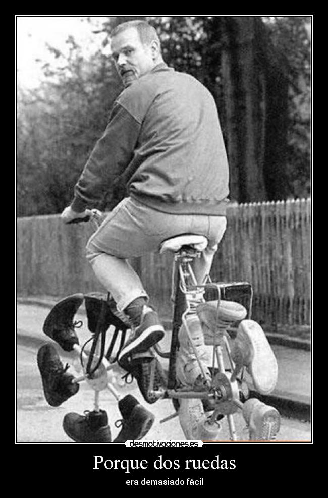 Porque dos ruedas -