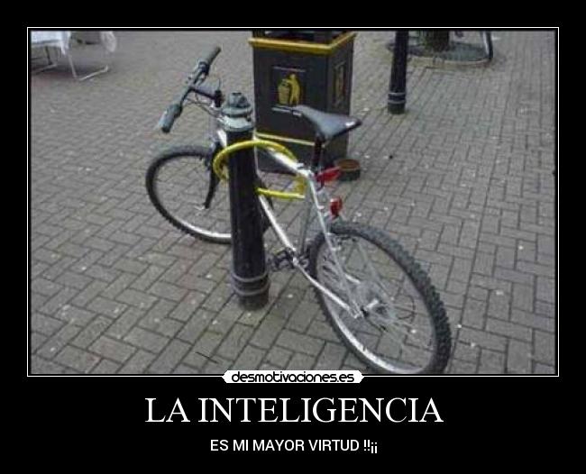 LA INTELIGENCIA - ES MI MAYOR VIRTUD !!¡¡