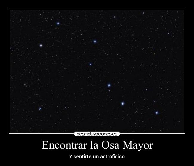 Encontrar la Osa Mayor -
