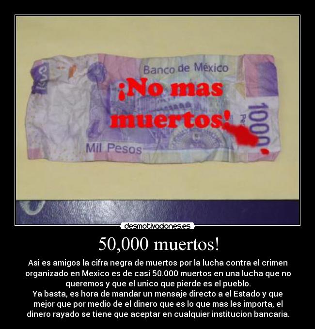 50,000 muertos! -