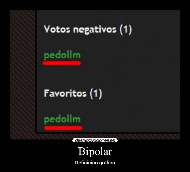 Bipolar - Definición gráfica