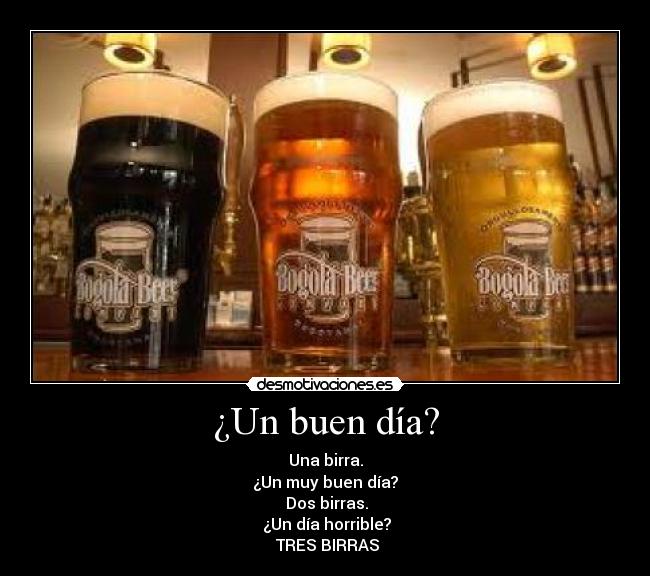 ¿Un buen día? - 
