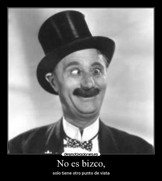 No es bizco, - 