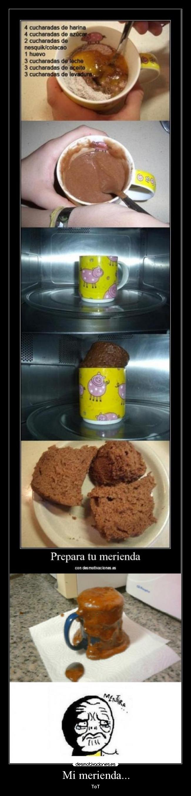 Mi merienda... - ToT