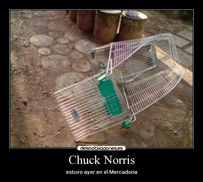 Chuck Norris - estuvo ayer en el Mercadona