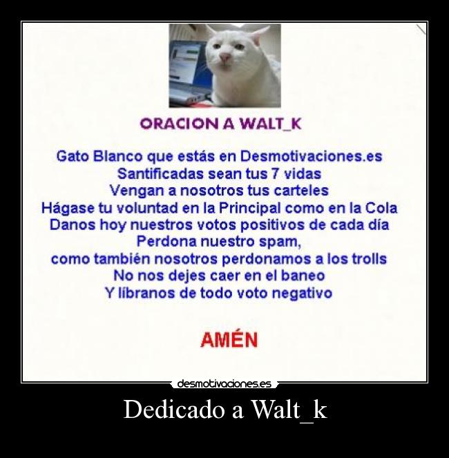 Dedicado a Walt_k - 