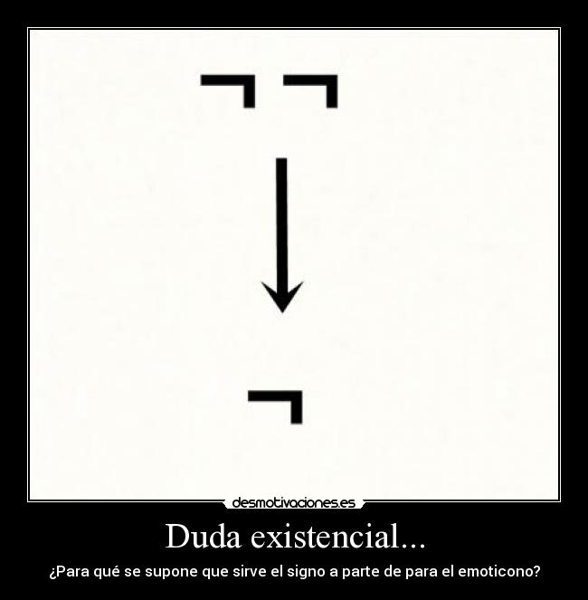 Duda existencial... - 
