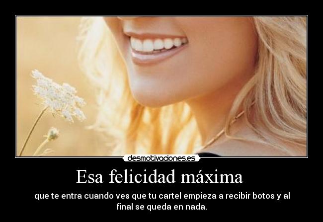 carteles felicidad chica desmotivaciones