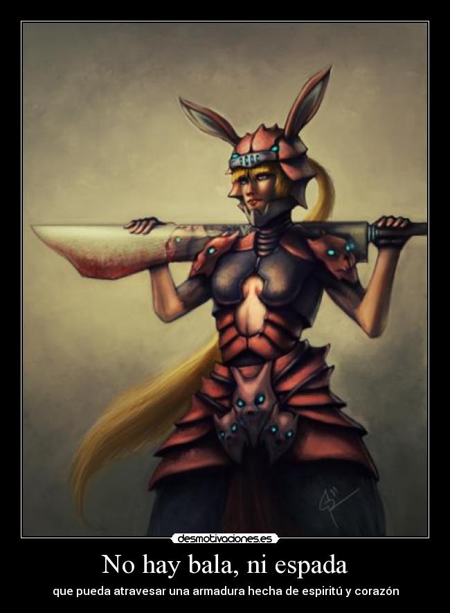 carteles armadura espiritu corazon desmotivaciones