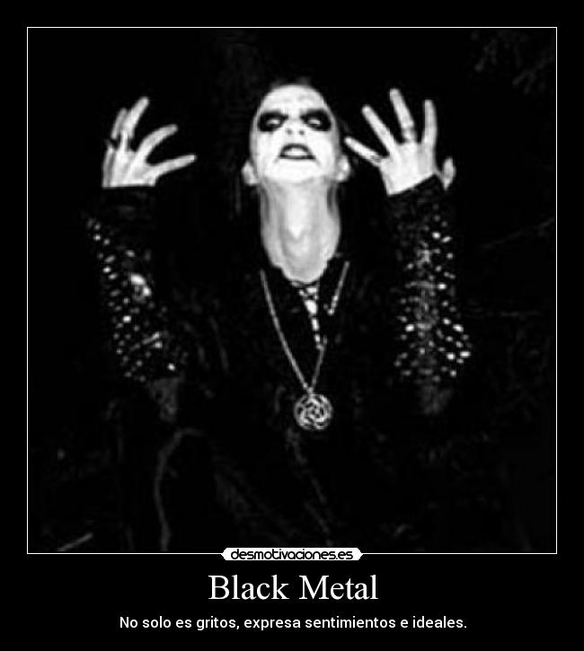 carteles black metal musica desmotivaciones