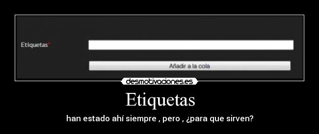 Etiquetas - 