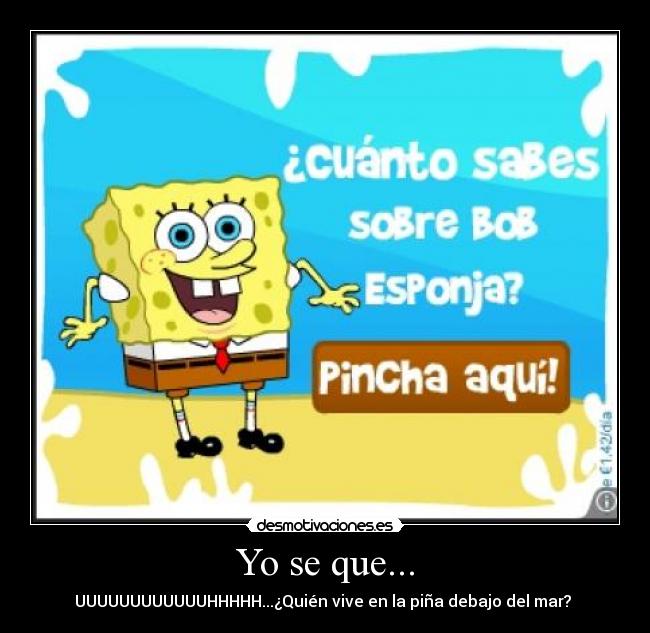 carteles bob esponja desmotivaciones
