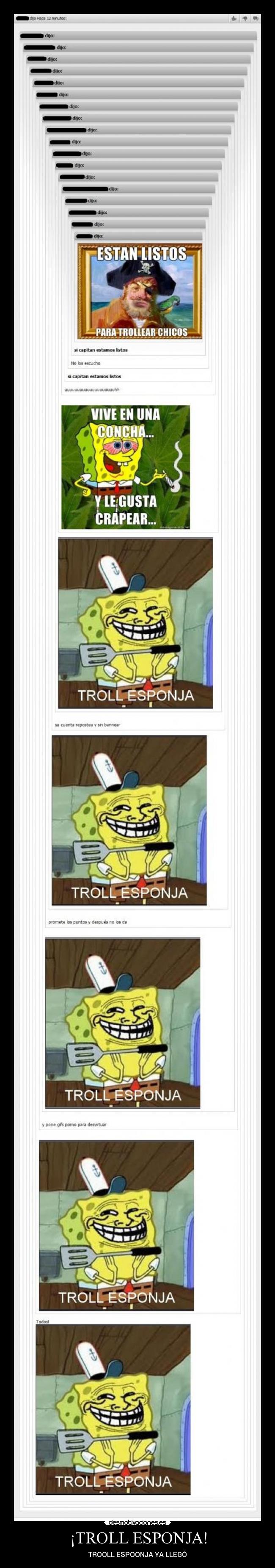 ¡TROLL ESPONJA! -