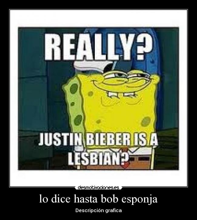 lo dice hasta bob esponja - 