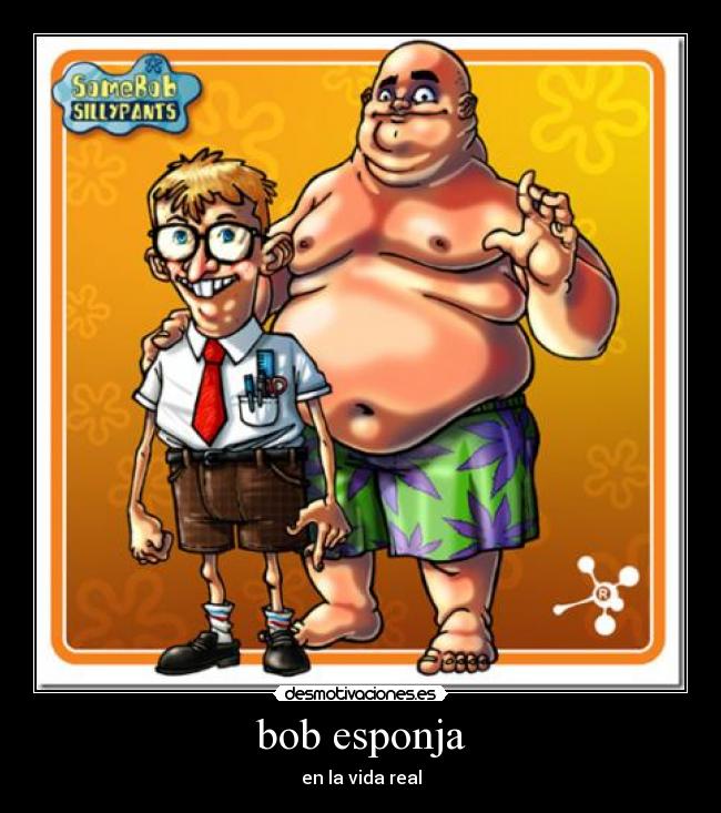 bob esponja - en la vida real