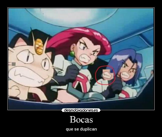 Bocas - que se duplican