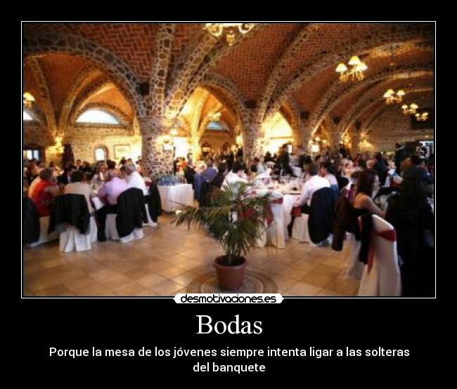 Bodas - Porque la mesa de los jóvenes siempre intenta ligar a las solteras del banquete