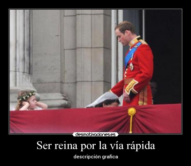 Ser reina por la vía rápida - descripción grafica