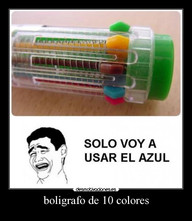 boligrafo de 10 colores -